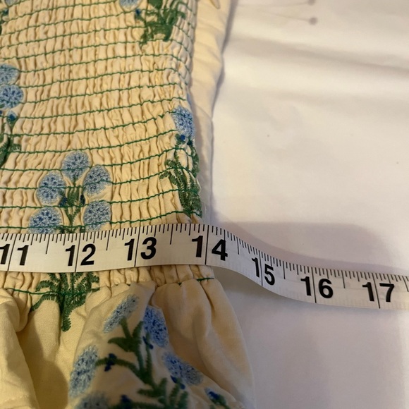 Tuckernuck size S Wildflower embroidered Alessandra maxi dress - Picture 11 of 12